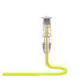 OEM Slim 28AWG Cat6a Patch Cable Unshielded UTP Cabling 100% Component Level Tested Internet Cables